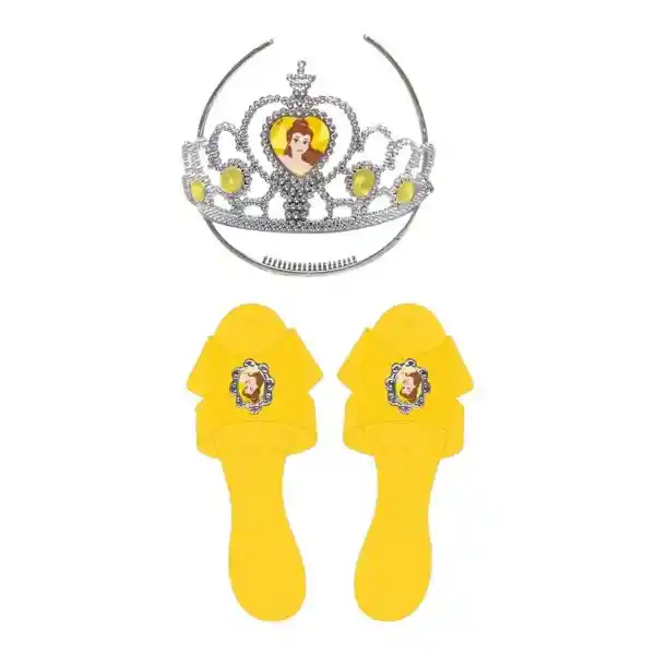Disney Set Zapatos y Corona Bella