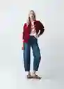 Camiseta Mujer Crudo Puro Claro Talla M 403G046 Naf Naf