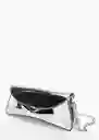 Bolso M Roe Plata Mujer Mango
