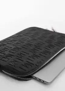 Funda Canela Negro Mujer Mango