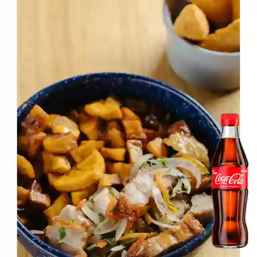 Ceviche Mixto Chicharron&Chorizo +Cocacola Org 300ML