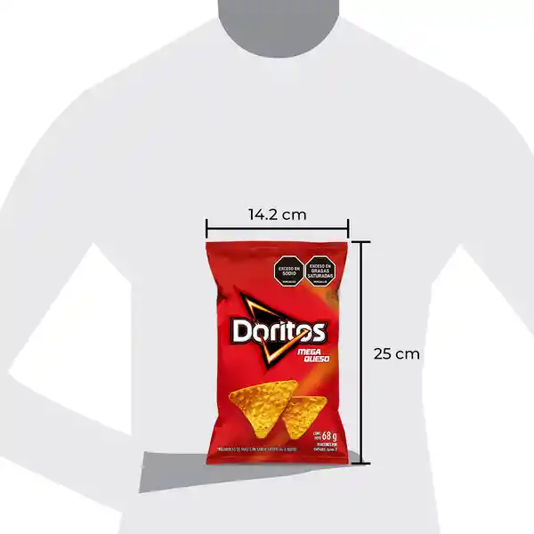 Doritos Snack Megaqueso 68 g