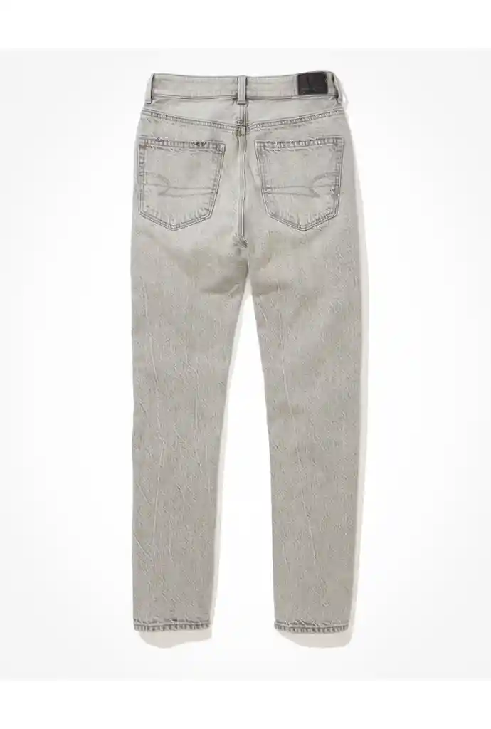 Jean Mom Gris Talla 8 Regular Mujer American Eagle