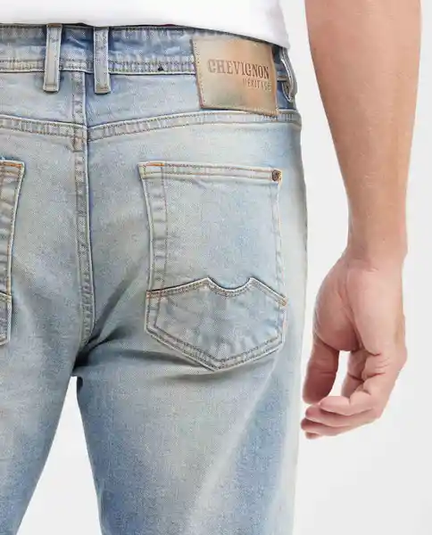 Jean Straight-Morrison Azul Francés Medio Talla 32/32 Chevignon