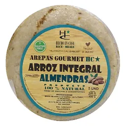  Hecho En Casa Arepas Gourmet de Arroz Integral y Almendras 