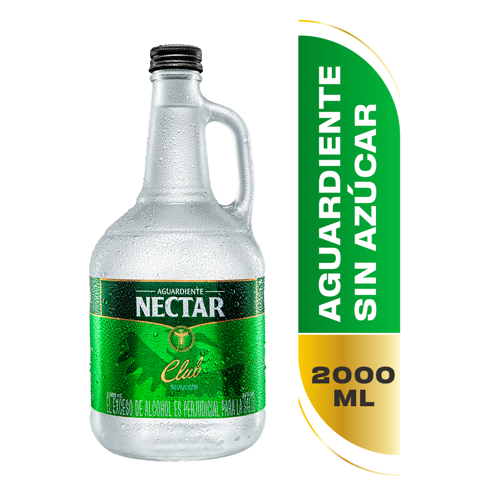 Aguardiente Nectar Club 2000 ml