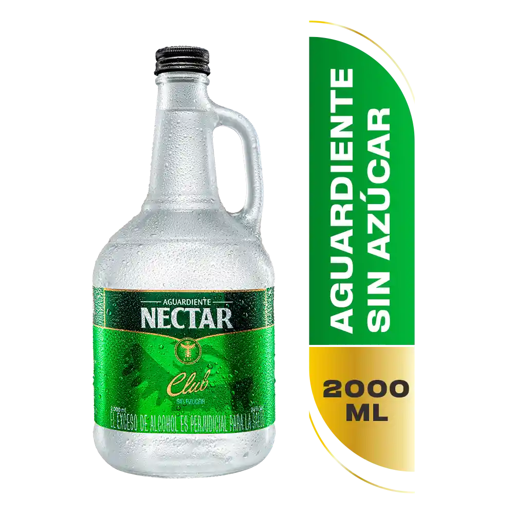 Aguardiente Nectar Club 2000 ml