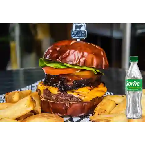 Combo Rappi Fest Smoky Sweet Burger +Sprite Orig 400ml