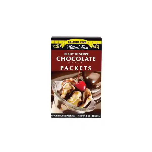 Walden Farms Syrup Chocolate Sachets 180 mL