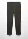 Pantalón Brasilia Verde Talla 44 Hombre Mango