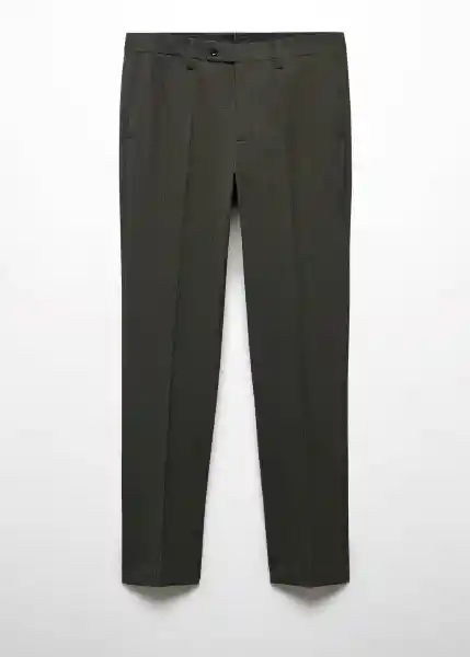 Pantalón Brasilia Verde Talla 44 Hombre Mango