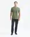 Camiseta Basic Masculino Verde Galeras Ultraoscuro M Chevignon