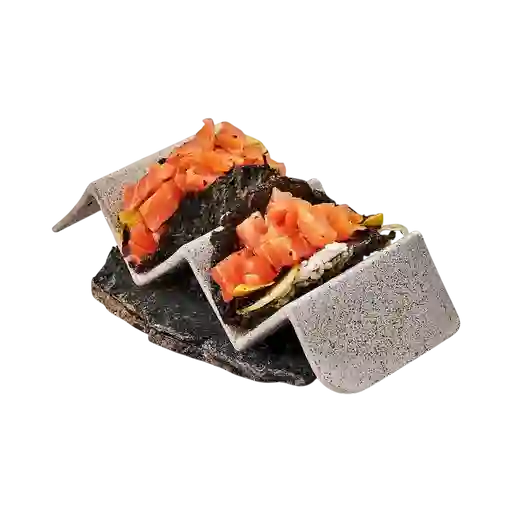 Poke Taco de Salmón