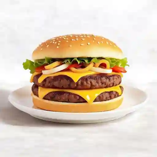 Hamburguesa clasica doble