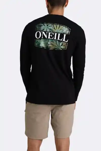 Camiseta Manga Larga Tropical Hombre Talla L Oneill