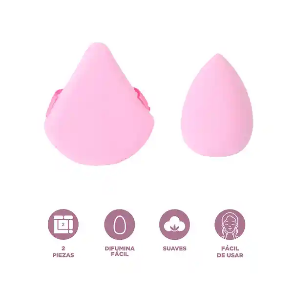 Set de Esponja y Puff Bombón Las Chicas Superpoderosas Miniso