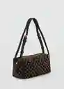 Bolso P Belinda Chocolate Talla 99 Mujer Mango