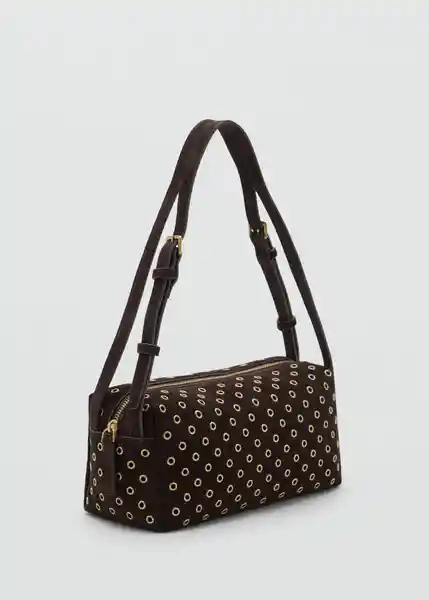 Bolso P Belinda Chocolate Talla 99 Mujer Mango