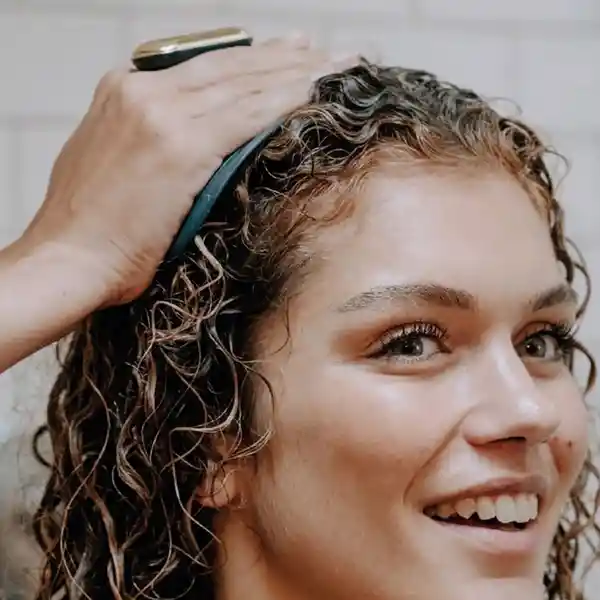 Manta Hair Cepillo Masajeador Para Peinar Gris