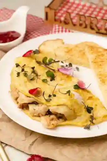 Omelette Chicken Bacon