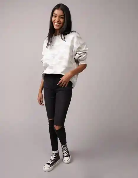 Buzos Mujer Gris Talla Medium 2700076 American Eagle