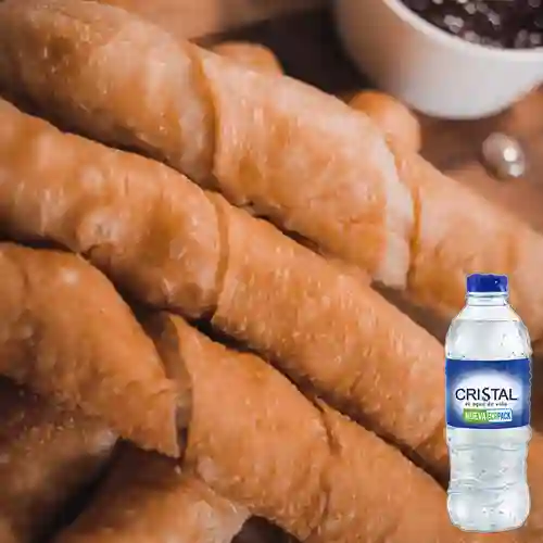 Combo Dedo de Arequipe c/ Queso +Cristal S/gas 400ml