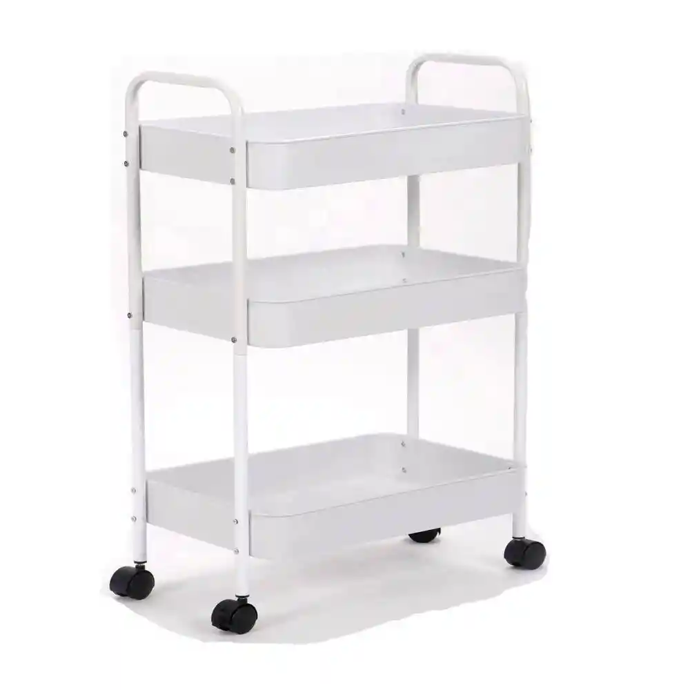Carro De Almacenamiento Blanco Finlandek Dsmt220303