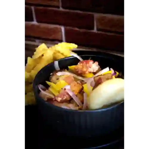 Ceviche de chicharrón (el fuera de serie