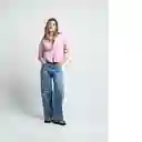 Camisa Amadeus Mujer Rosa Elixir Medio Talla L 411F322 Naf Naf