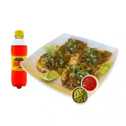 4 Tacos de Birria + Gaseosa