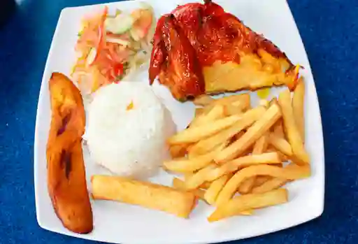 Bandeja con Pollo