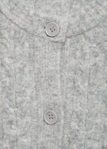 Cardigan Gracie Gris Medio Vigoré Talla 14 Niñas Mango