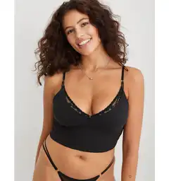 Bralette Negro Large American Eagle