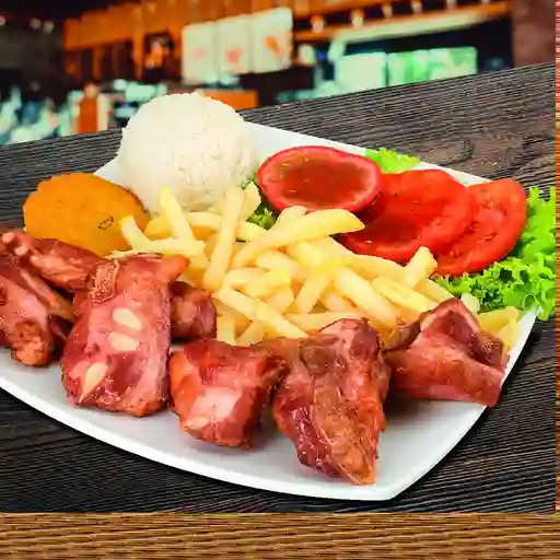 Costilla de cerdo bbq