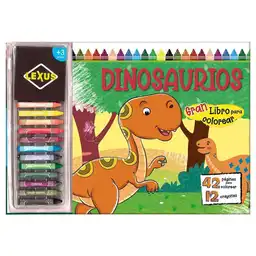 Libro Colorear Dinosaurio - Mammoth