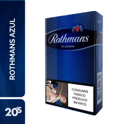 Cigarrillo Rothmans Azul 20's