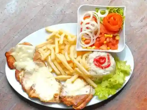 Pechuga a la Plancha Gratinada