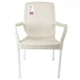 Rimax Silla Con Brazos Plástica Shia Taupe 9494