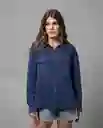 Camisa Mujer Azul Talla S 212G002 Rifle