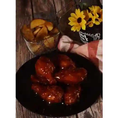 Combo Alitas con Papas y Gaseosa 250mls