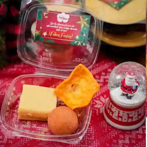 Plato navideño 1 x 4 unidades