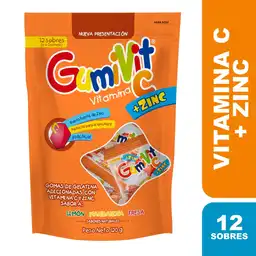 Gumivit Vitamina C + Zinc Sabores Surtidos