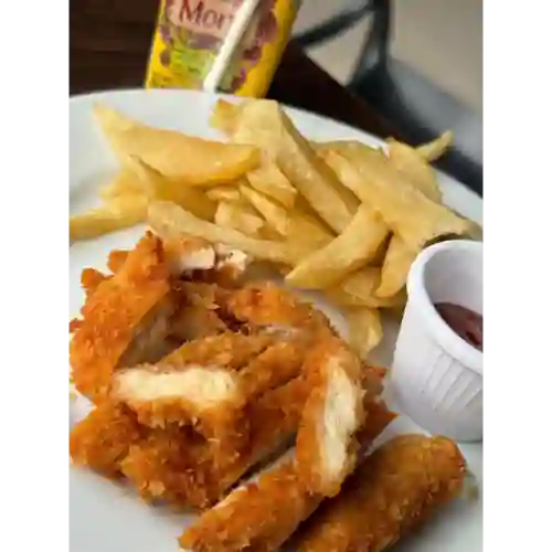 Deditos de Pollo Apanado