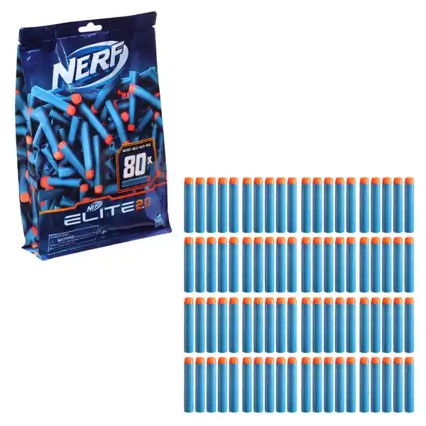 Nerf Elite 2.0 Pack 80 Dardos Hasbro