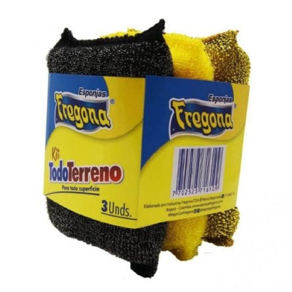 Fregona Esponja Todo Terreno 3 x 3 und