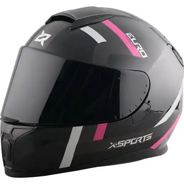 X-Sports Helmets Casco Moto Euro Rosa Talla L