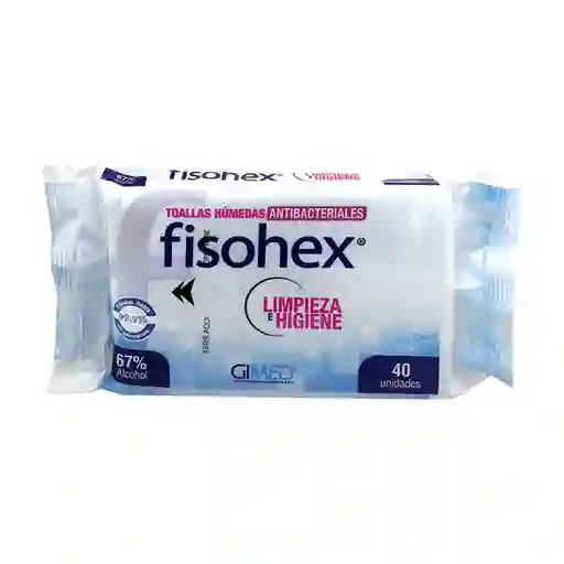 Fisohex Toalla Húmeda Antibacterial