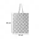 Bolsa de Regalo Mediana Serie Silver Gray Miniso