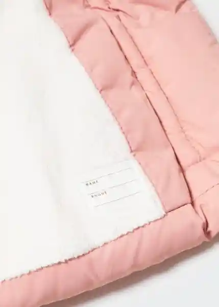 Abrigo Anorak Candiju Rosa Talla 69 Niña Mango