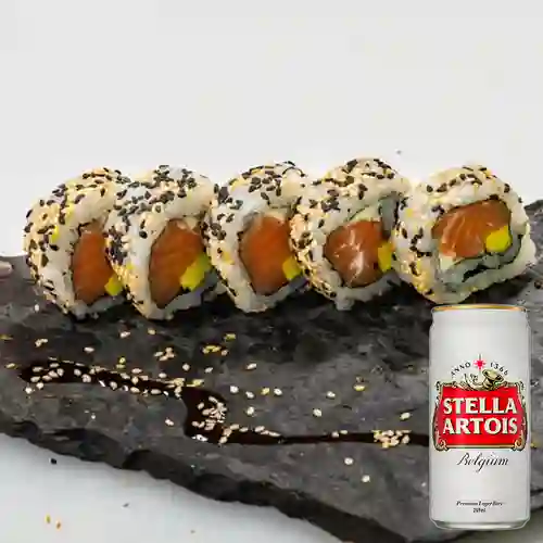 Combo Sushi Philadelfia + Stella Artois 330 ml